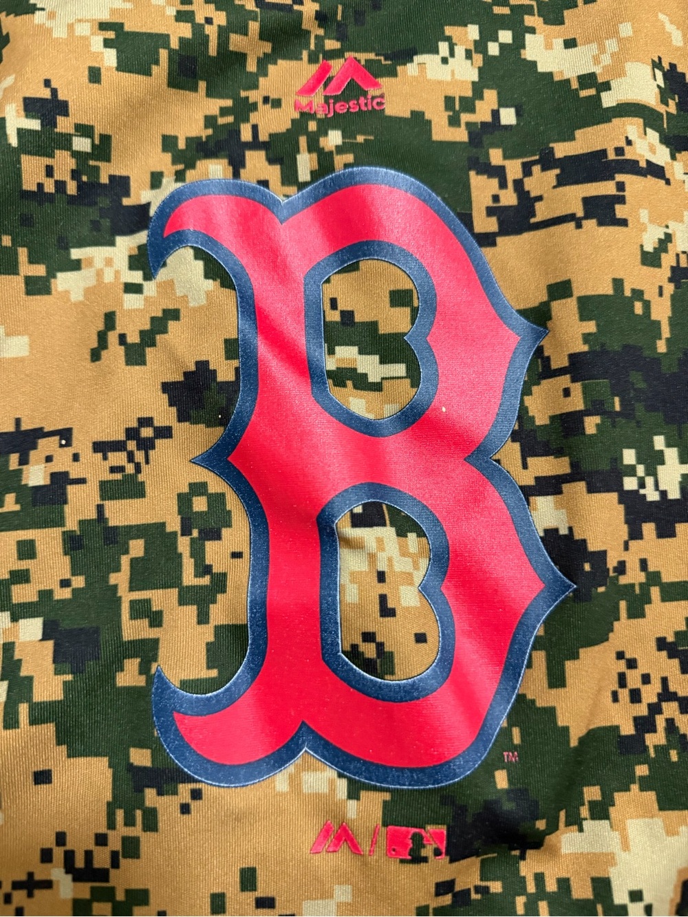 Majestic Kids Camo Print Jersey Red Sox - Picture 2 of 4
